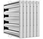 6 Pcs Commercial Hood Filters 19.5w X 15.5h Inch, 430 Stainless Steel Grooves. Fixed Price $80.00.