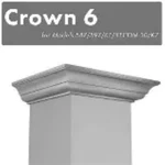 Zline Stainless Steel Crown Molding For Models Kb, Kl2, Kl3 Design Cm6. Fixed Price $85.00.
