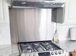 24" By 30" Stainless Steel Stove Backsplash Splatter Guard Sp3604 Sliver. Fixed Price $82.94.