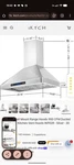 Iktch Ikp02-30-h Ss Wall Mount Range Hood. Brand New Never Installed $125. Fixed Price $125.00.