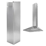 31.5" X 8" 6.7" Range Hood Extension Fit For Sndoas Gd24 Gd17, Upper Piece .... Fixed Price $124.73.