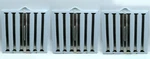 Set Of 3 Zephyr 50210039 Pro Baffle Filters For Range Hood Ak7548cs. Fixed Price $200.00.