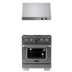 Pemberly Row 30" 4.2cu.ft. Dual Fuel Range Propane Gas-under Cabinet Hood. Fixed Price $6151.98.