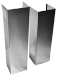 Extkit18fs Whirlpool 2 -pack Wall-mounted Range Hood Flue Extension Stainless. Fixed Price $249.00.