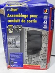 Dundas Jafine 4" Dryer Vent Louvered Black Kit Pro Blh4blkzw6. Fixed Price $7.95.