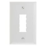 Pass & Seymour Legrand Tpdc2-wcp 1 Gang Wall Face Plate, 2 Port, White (5 Pack). Fixed Price $9.99.