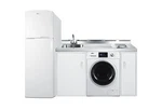 Summit Ackspwd821g 83"w Kitchenette - White. Fixed Price $5246.00.