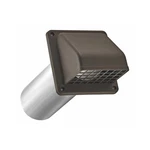 Lambro 224bs 4 In. Exhaust Wall Hood Vent, Removable Screen & Damper, Brown. Fixed Price $103.21.