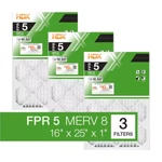 16 X 25 1 Standard Pleated Air Filter Fpr 5, 3-pack, Filters Replacement. Fixed Price $16.43.