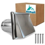 Wall Vent Cover. Exhaust Duct Kit Outside The House. Kitchen,fan,dryer Deflec.... Fixed Price $54.39.