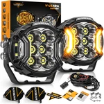 Auxbeam V-ultra 3"/5"/7"/9 Inch Led Side Shooter Amber/white Driving Light Pods. Fixed Price $195.49.