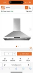 Vikio 30 In 500 Cfm Wall Mount Range Hood Stainless Steel Led Filter Touch. Fixed Price $200.00.
