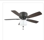Bellina 42 In. Oil-rubbed Bronze Ceiling Fan With Led Light Kit 3 Spd Reversible. Fixed Price $42.50.