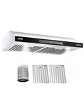 New/under Cabinet Range Hood, 30 Inch Kitchen Vent 900cfm Dual Motors Stai. Fixed Price $310.90.