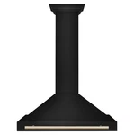 Zline 36 Kitchen Wall Range Hood Black Stainless Steel With Accent Bskb4z-36-g. Fixed Price $909.99.