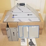 New Xo Xob36sc Wall Mount Range Convertible Hood 4 Speeds 600 Cfm Blower. Fixed Price $350.00.