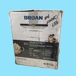 Broan-nutone Bwt1304ssb T-style Range Vent Hood Black Stainless Steel 30". Fixed Price $488.99.