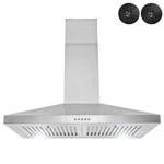 Akdy 30 In 217 Cfm Kitchen Wall Mount Range Hood Stainless Steel Convertible. Fixed Price $199.99.