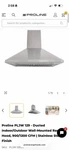 Proline 24 (plfw 129j) Wall-mounted Range Hood Stainless Steel 900 Cfm Led. Fixed Price $650.00.