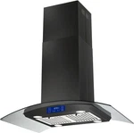Joeaonz 36in Island Mount Range Hood 700cfm Tempered Glass Gesture/touch Control. Fixed Price $359.99.