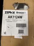 Zephyr Ak1124w 24" Under Cabinet Range Hood 250 Cfm -- White. Fixed Price $199.25.