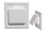 No-pest Vent 4 In. Wide-mount Dual Door Wall In White. Fixed Price $14.39.