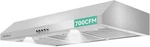 36" Stainless Steel Range Hood - 700 Cfm, Ducted/ductless, Led & Filters. Fixed Price $360.99.