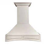 Zline 30" New Designer Wall Range Hood White Solid Wood Crown 321tt-30. Fixed Price $1749.99.