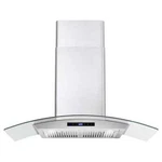 Cosmo Range Hoods 36"w Wall Mount Stainless Steel Touch Controls. Fixed Price $165.75.