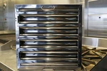 16" Tall X Wide Kleen-gard Stainless Steel Baffle Hood Grease Filter. Fixed Price $58.00.