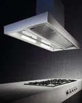 Gaggenau 400 Series 48" Stainless Island Hood Ai442720. Fixed Price $1600.00.