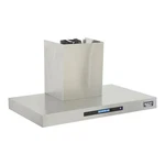 Kucht Professional 36" Stainless Steel Wall Mounted Range Hood In Silver. Fixed Price $1344.99.