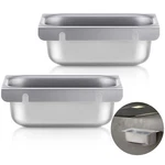 2 Pcs Grease Cup Holders For Commercial Kitchens Removable Drip Pan Catchers. Fixed Price $49.66.