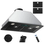 Velivi 30 In 900 Cfm Convertible Ductless Insert Range Hood Ss Black Touch. Fixed Price $182.99.