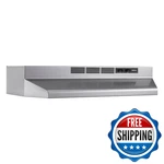 Broan-nutone 4124sf 24-inch Fingerprint Resistant Ductless Under-cabinet Range. Fixed Price $155.40.