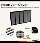 Steinberg14 Black Vent Cover 18x10 With Mesh - Wall And Ceiling Ventilation Hvac. Fixed Price $36.49.