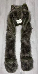 Spirit Hoods Wolf Retired Faux Fur Hood W/ Plaid Lining Unisex Wear. Fixed Price $74.99.