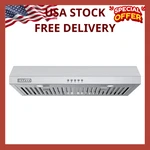 30" Stainless Steel Ductless Under Cabinet Range Hood, 300 Cfm, Convertible Vent. Fixed Price $222.99.
