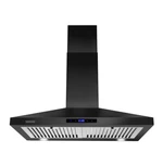 Range Hood Black,wall Mounted 30 Inches,black Kitchen Hoods With Touc. Fixed Price $511.01.