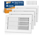 Air Vent Covers For Wall Ceiling 10x6'' Duct Opening Two-way Ventilation 4 Pcs. Fixed Price $29.99.