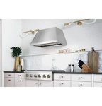 Monogram Zvw1360spss 36" Professional Wall Mount Smart Range Hood 610 Cfm Blower. Fixed Price $1500.00.