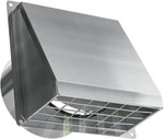 Wall Vent Cover Exterior Cap 6" Duct Silver Kitchen Exhaust Fan Range Hood. Fixed Price $55.99.