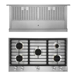 Jenn-air Jgc3536gs 36" Gas Cooktop With Telescoping Downdraft Jxd7036ys. Fixed Price $2999.00.