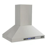 Kucht Professional 36" Stainless Steel Island Mounted Range Hood In Silver. Fixed Price $1513.01.