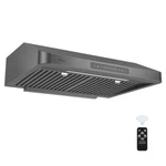 Awoco Rh-uc7 30" Black Gesture Control Under Cabinet Stainless Steel Range Hood. Fixed Price $440.00.