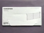 Ikea Kungsfors Wall Rack Stainless Steel 803.349.19 Ehlen Johansson Open Box #2. Fixed Price $24.00.