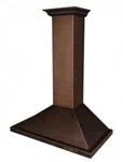 Zline 30" New Wall Range Hood Crown Molding Black Copper Hammered Finish 8kbh-30. Fixed Price $1069.99.