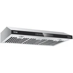 Under Cabinet Range Hood, 36 Inch Kitchen Vent 900cfm Dual Motors Stainles. Fixed Price $347.37.