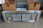 Ge Monogram Zv800sjss 36" Stainless Wall Chimney Range Hood Nob #151866. Fixed Price $1400.00.