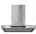 Kitchenaid Wall-mounted Stainless Steel Chimney Range Hood Touch Control Silver. Fixed Price $700.00.